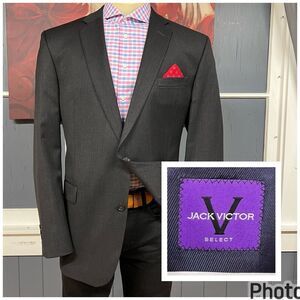 Jack Victor Sport Coat Blazer Suit Jacket Mens 46L Long Wool‎